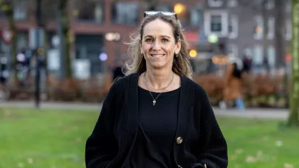 Portret van Daphne, zij schoolde zich om tot doktersassistent