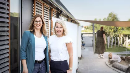 Suzanne en Marije van kinderopvang Sinne