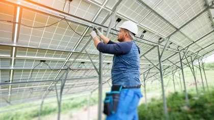 Monteur zonnepanelen