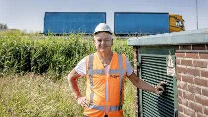 Portret van Theo Claasen