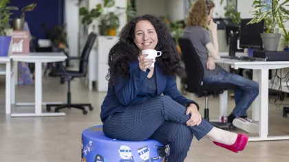 Portret van Nadia van den Heuvel