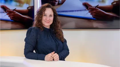 Portret van Suzanne Bakema aan het werk als sollicitatietrainer