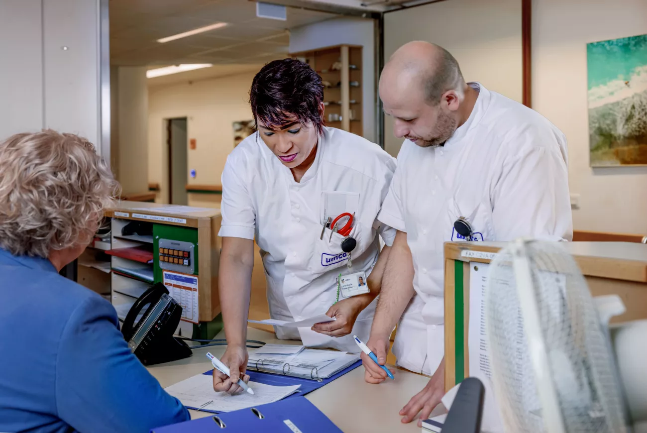 Foto van Gerard, de collega met arbeidsbeperking van Jasmin