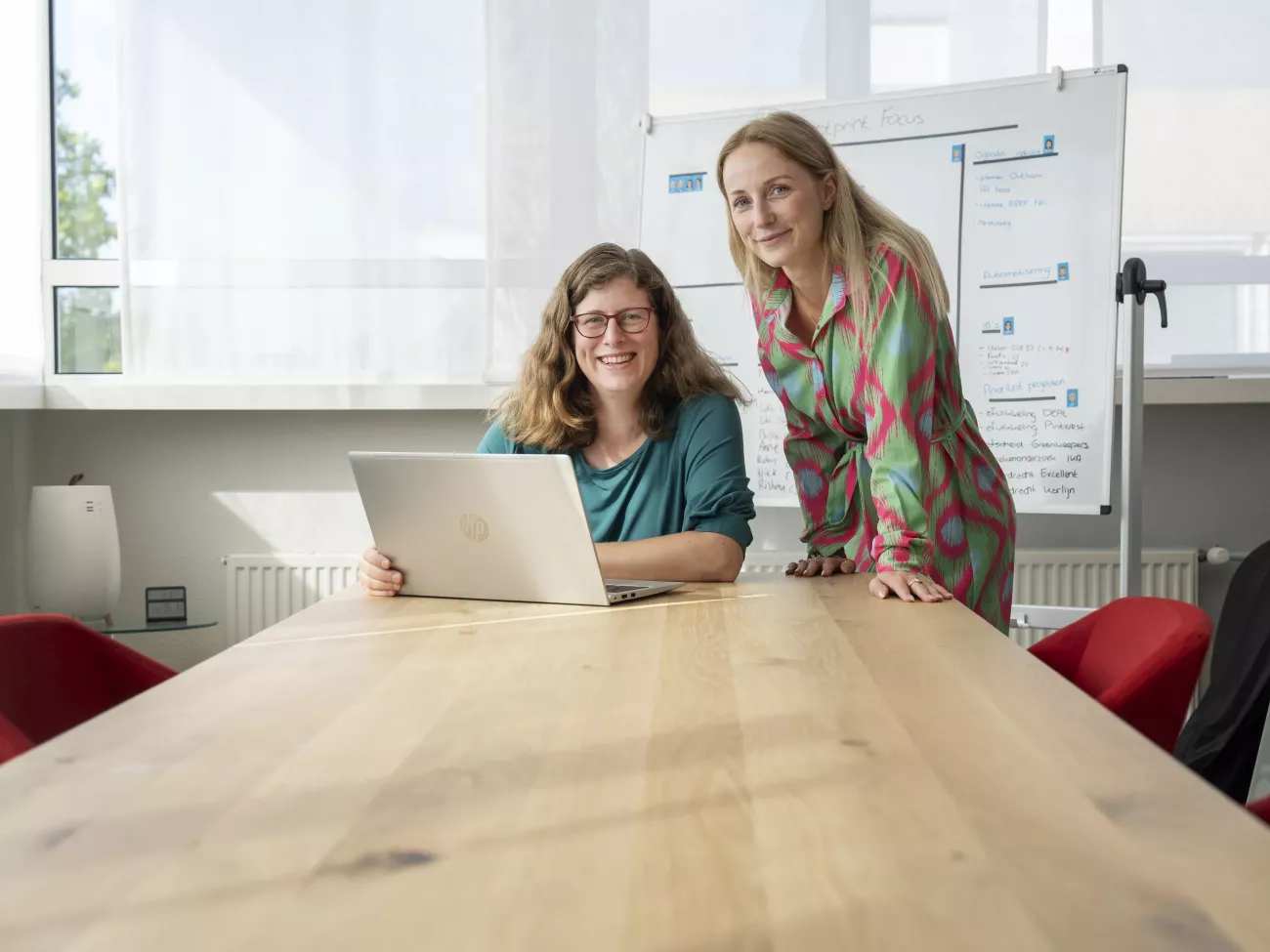 Portret van Fieke Lemmens en Iris van der Heijden