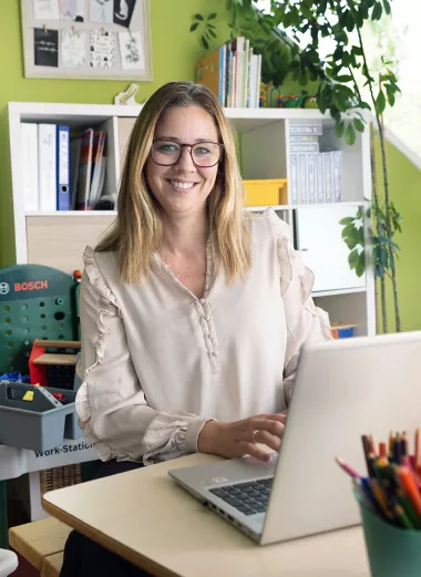 Beeld van Suzanne bij Sinne Kinderopvang