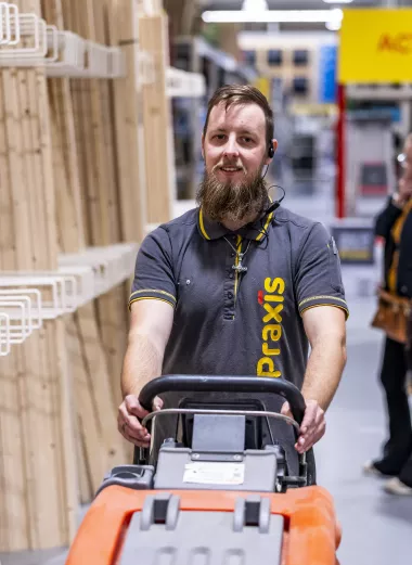 Portret Sander Haar, werkzaam bij Praxis Heerlen