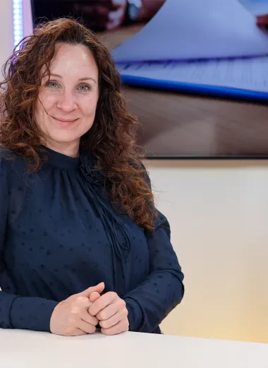 Portret van Suzanne Bakema aan het werk als sollicitatietrainer