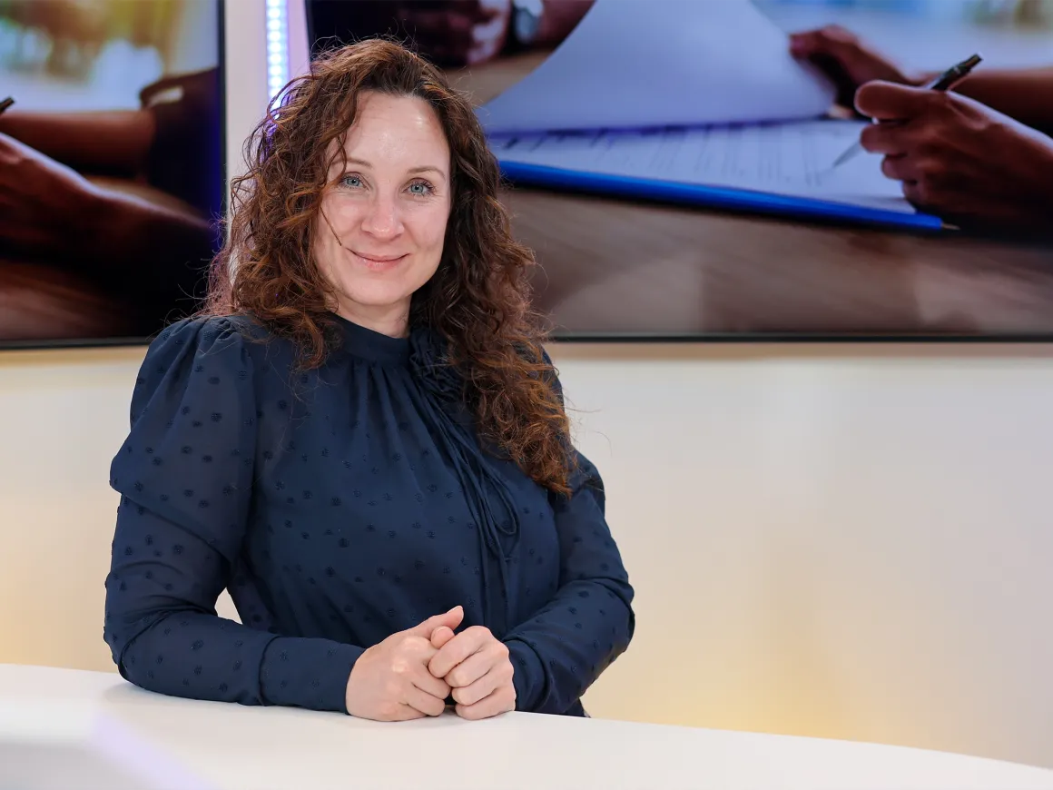 Portret van Suzanne Bakema aan het werk als sollicitatietrainer